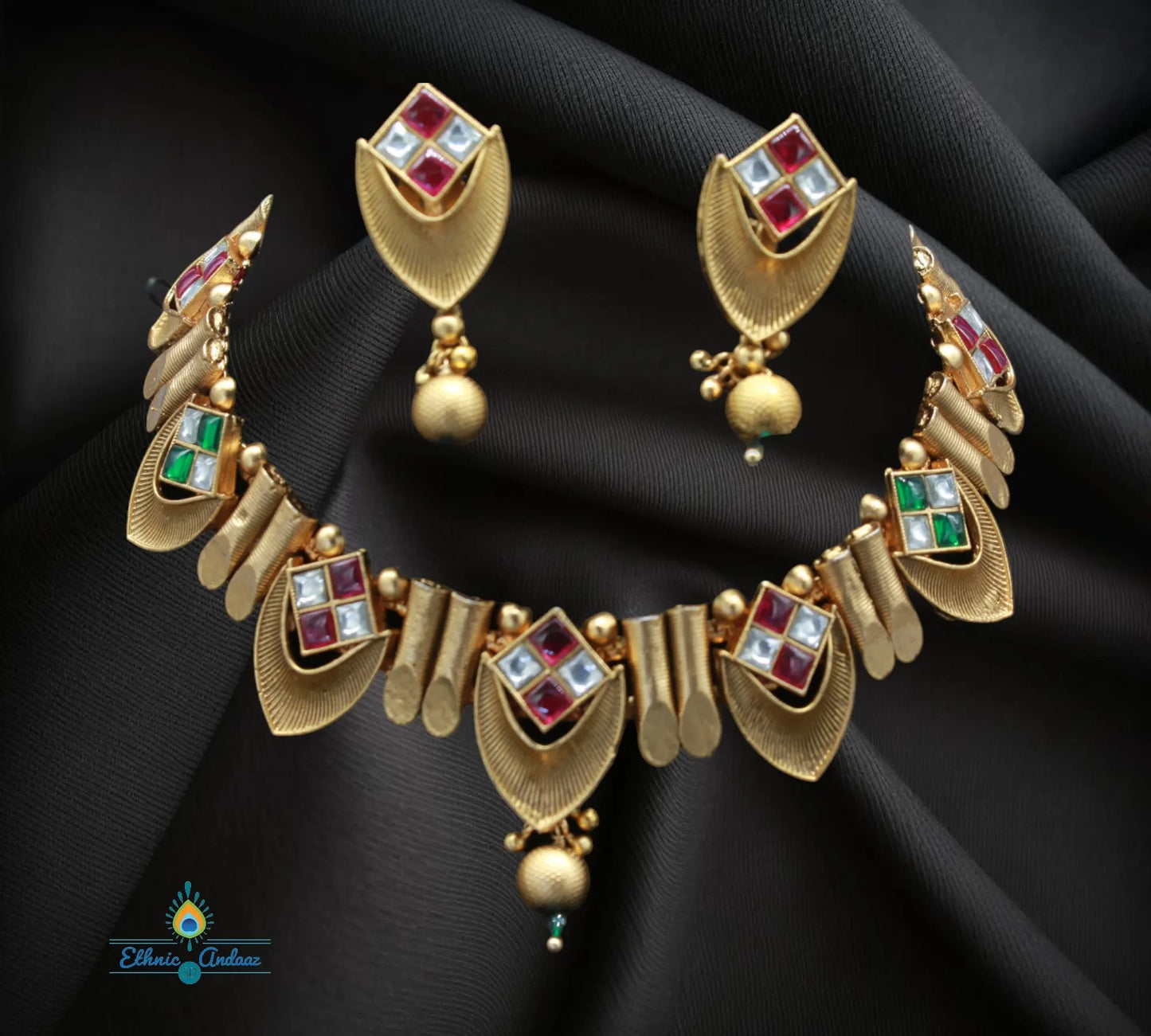 Indra choker set - Ethnic Andaaz