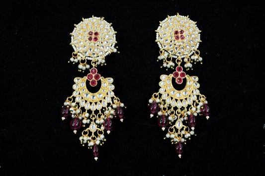 Layla Kundan Chandbali - Ethnic Andaaz