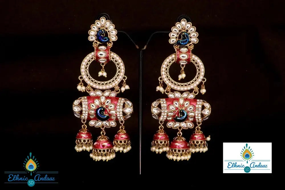 Manjari Meenakari Earring