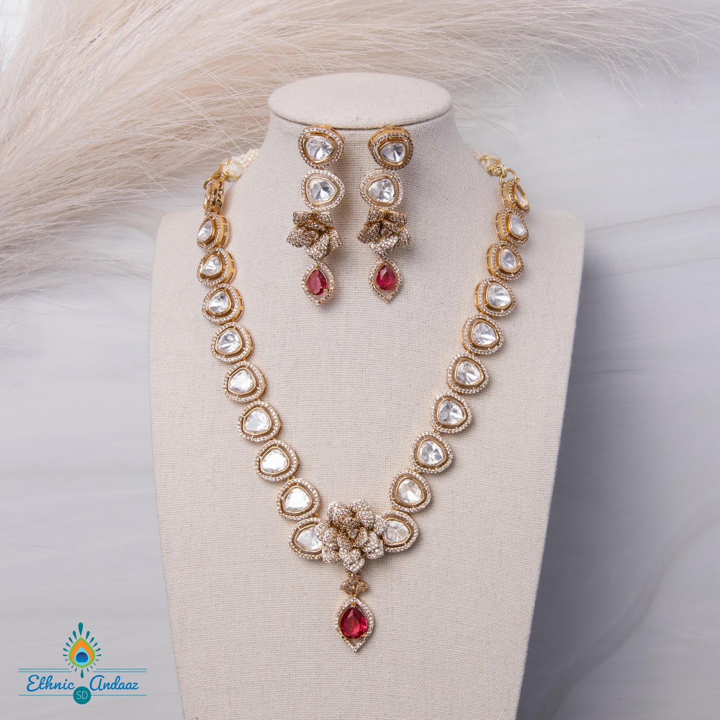 Aalya Kundan set