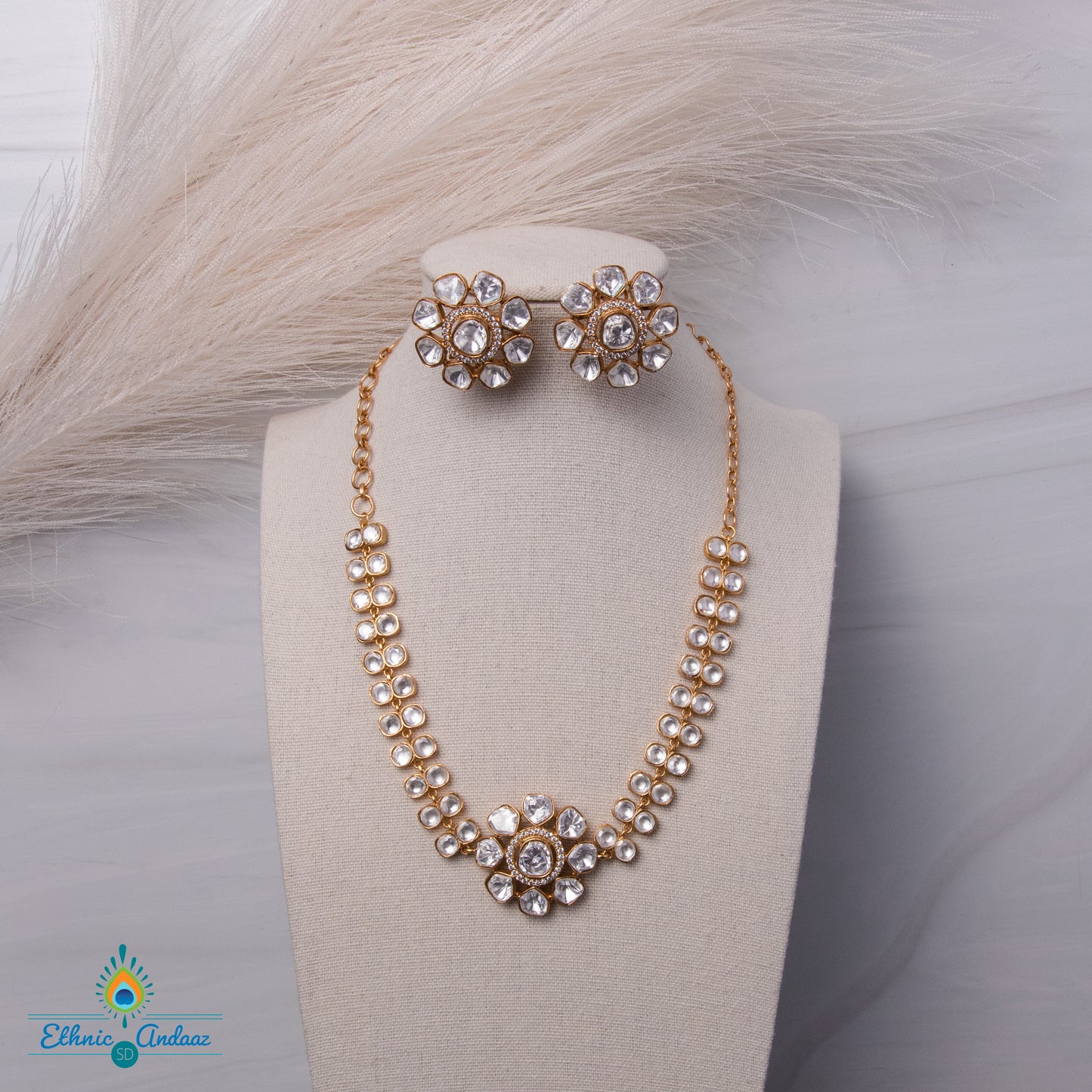 Jesal Kundan choker set