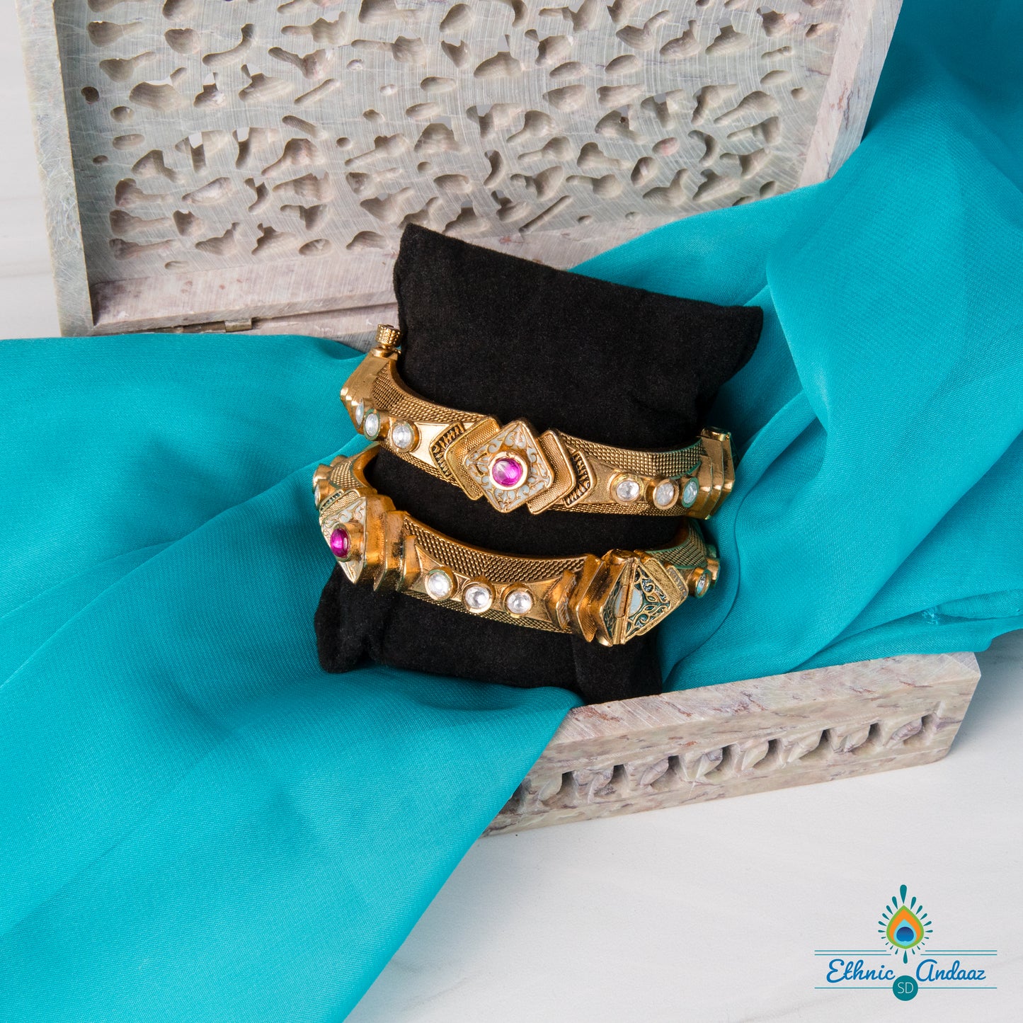 Arohi Ethnic Gold Bracelet