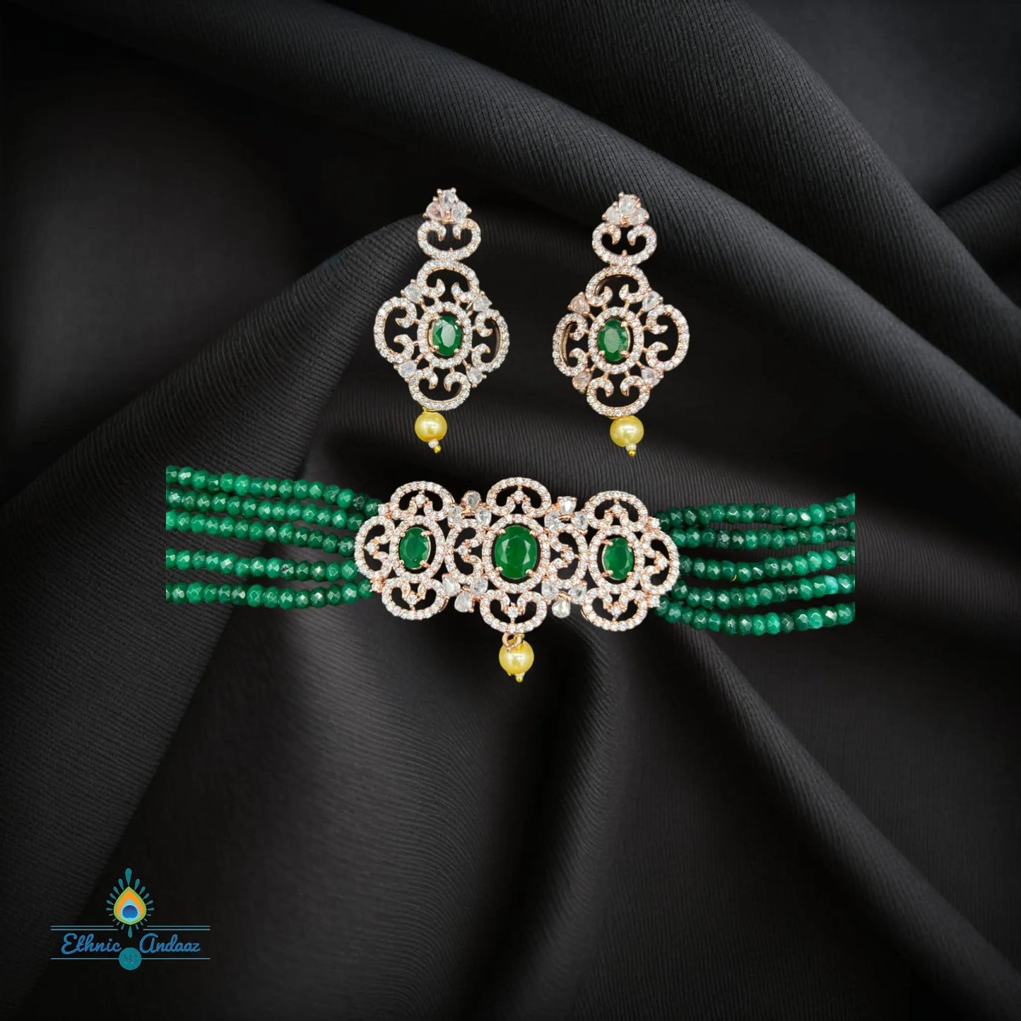 Nishi JP Choker set - Ethnic Andaaz