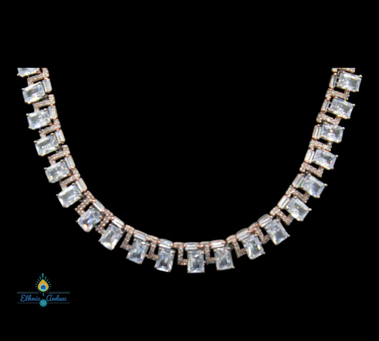 Rishika CZ set - Ethnic Andaaz