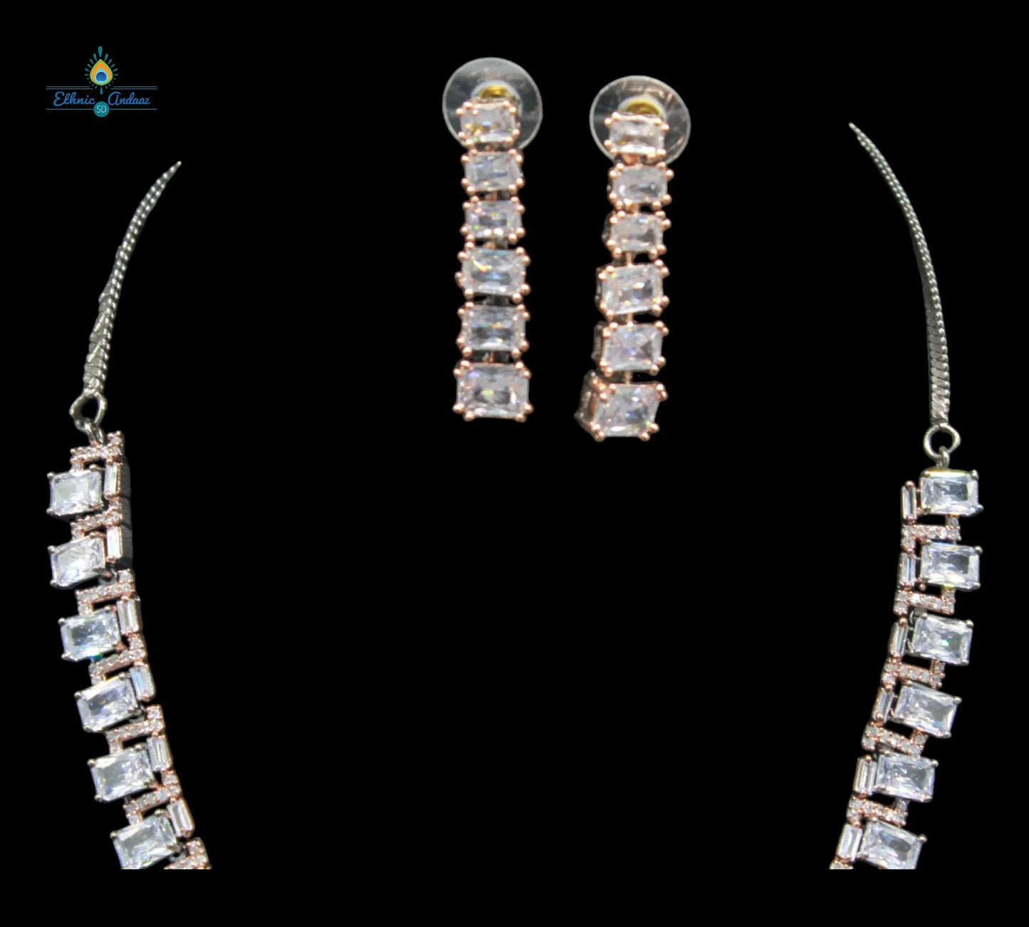 Rishika CZ set - Ethnic Andaaz