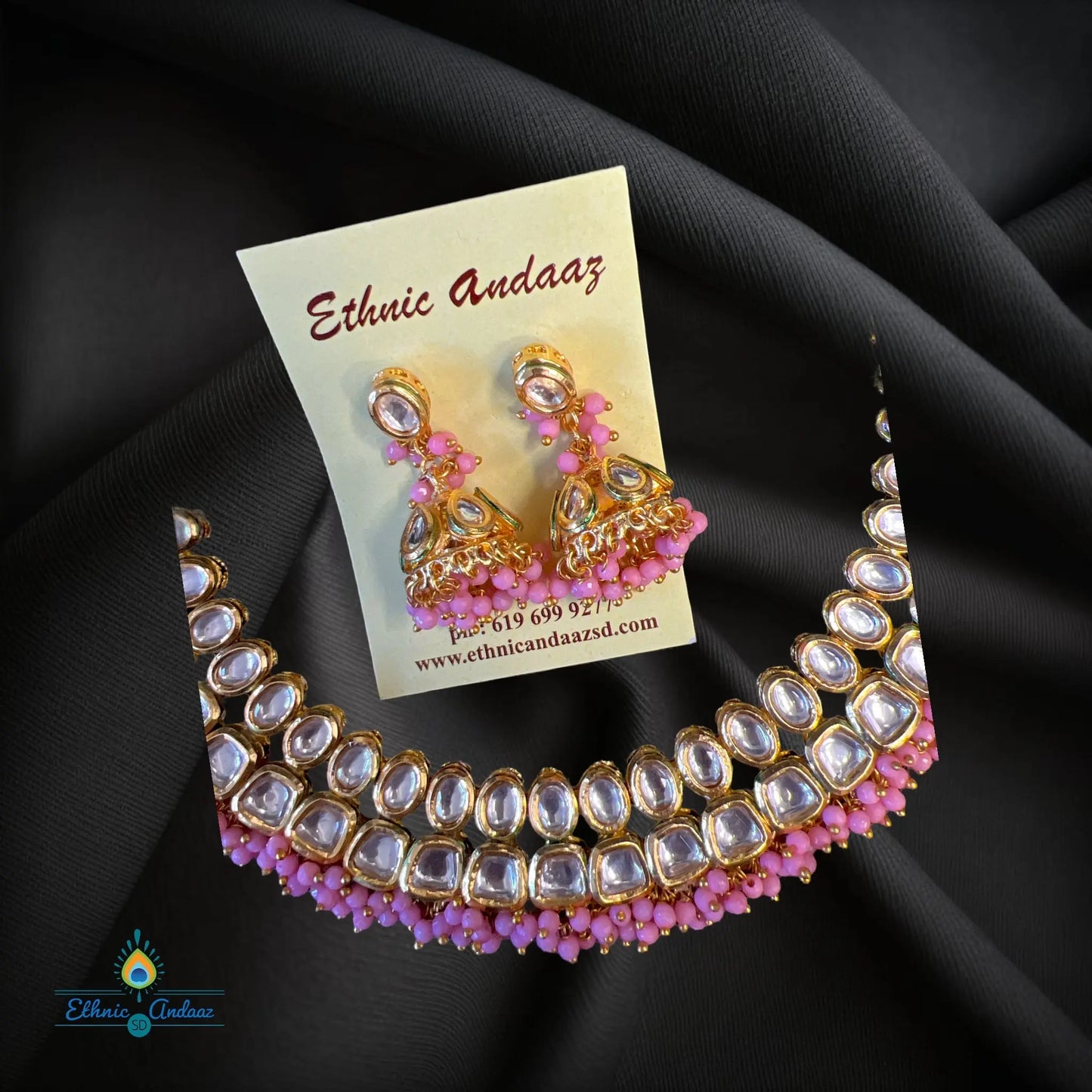 Siddhi Kundan choker - Ethnic Andaaz