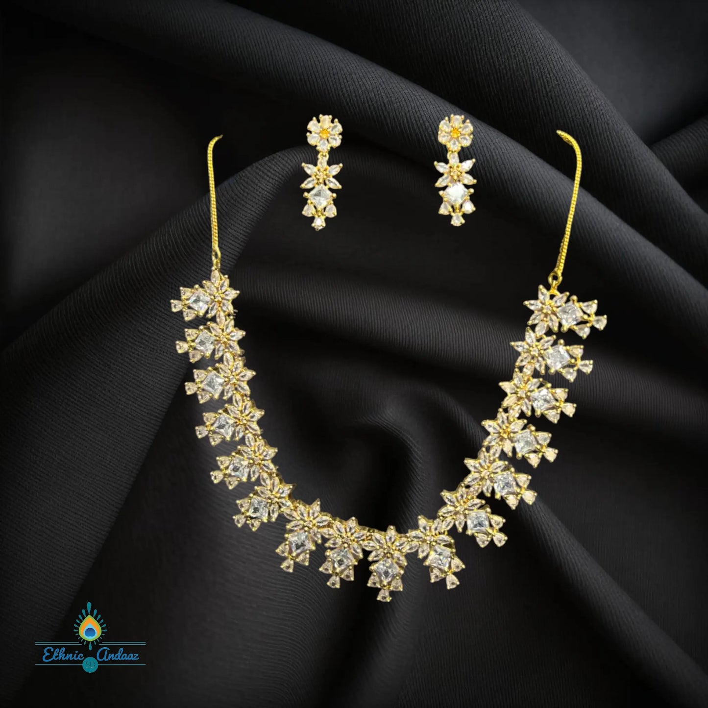 Vishaka CZ Set - Ethnic Andaaz
