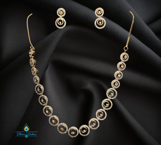 Maya Rose Gold set - Ethnic Andaaz