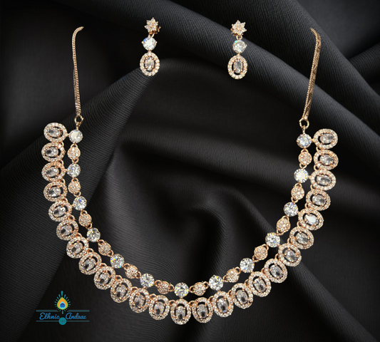 Ruby Rose Gold set - Ethnic Andaaz