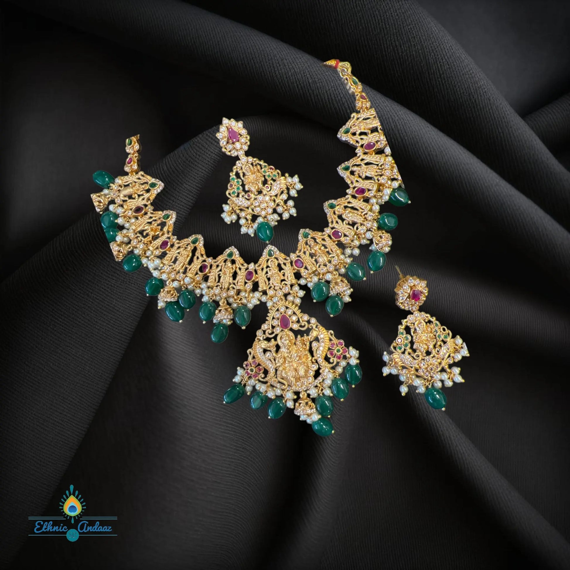 Aaranya gold set - Ethnic Andaaz
