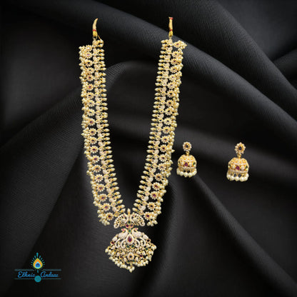 Aavika gold gutta pusalu set - Ethnic Andaaz