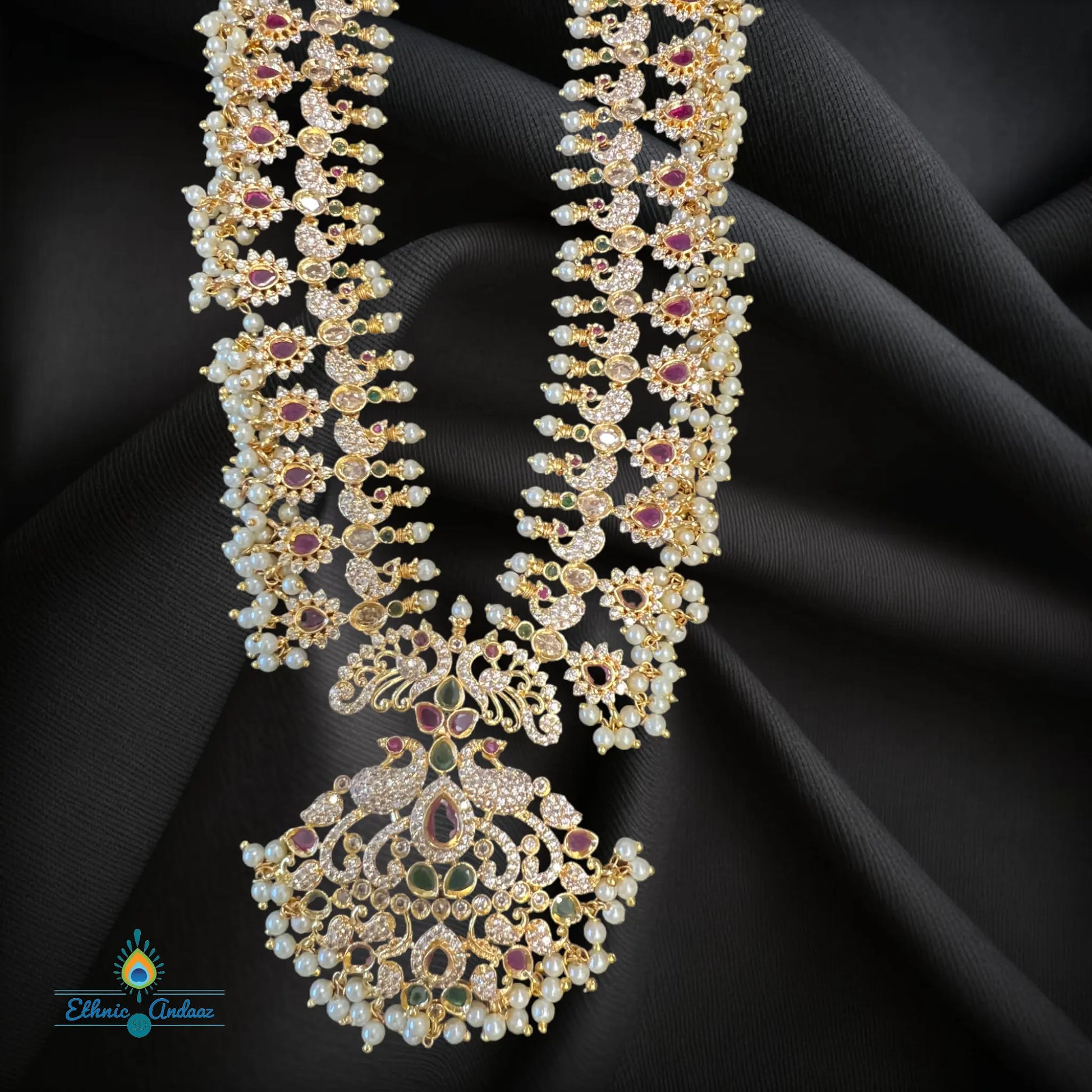 Aavika gold gutta pusalu set - Ethnic Andaaz
