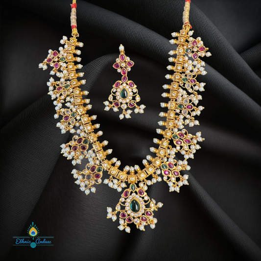 Kanika Gold set - Ethnic Andaaz