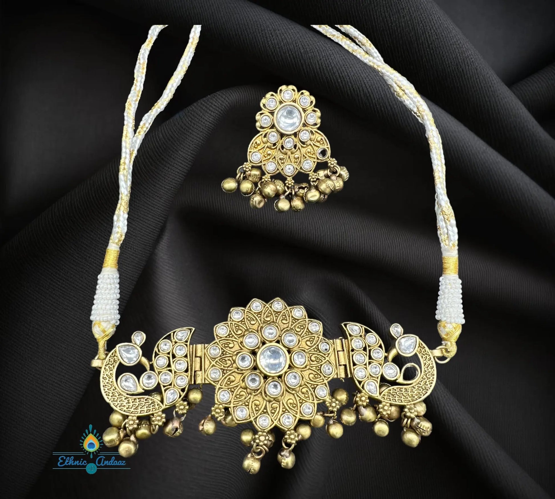 Ishita Oxi choker set - Ethnic Andaaz