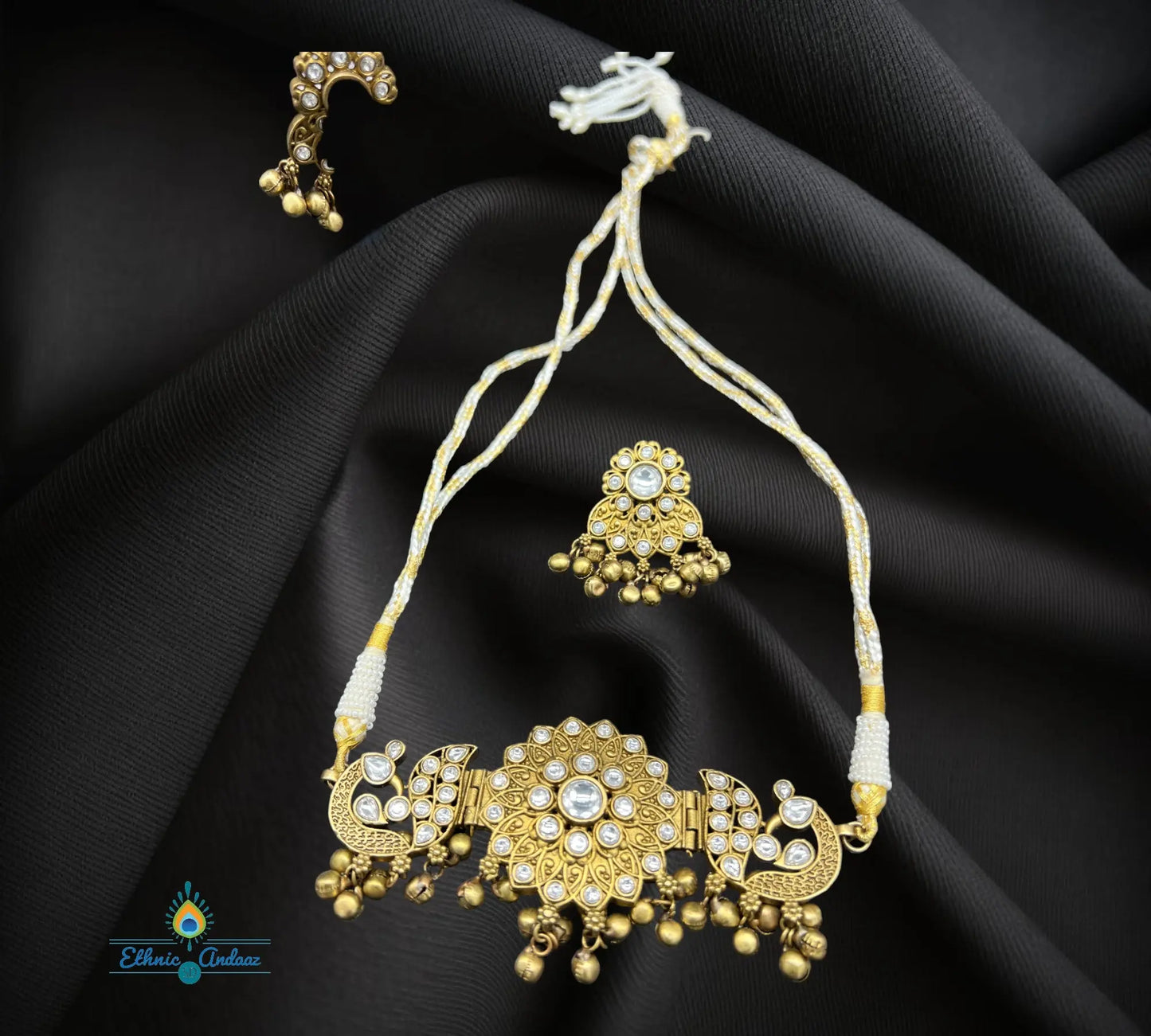 Ishita Oxi choker set - Ethnic Andaaz
