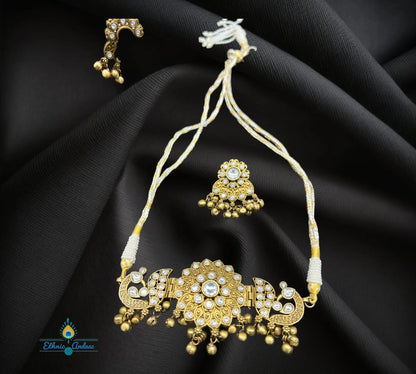 Ishita Oxi choker set - Ethnic Andaaz