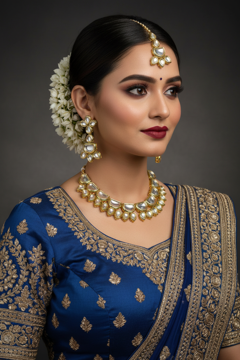 Jiya kundan set