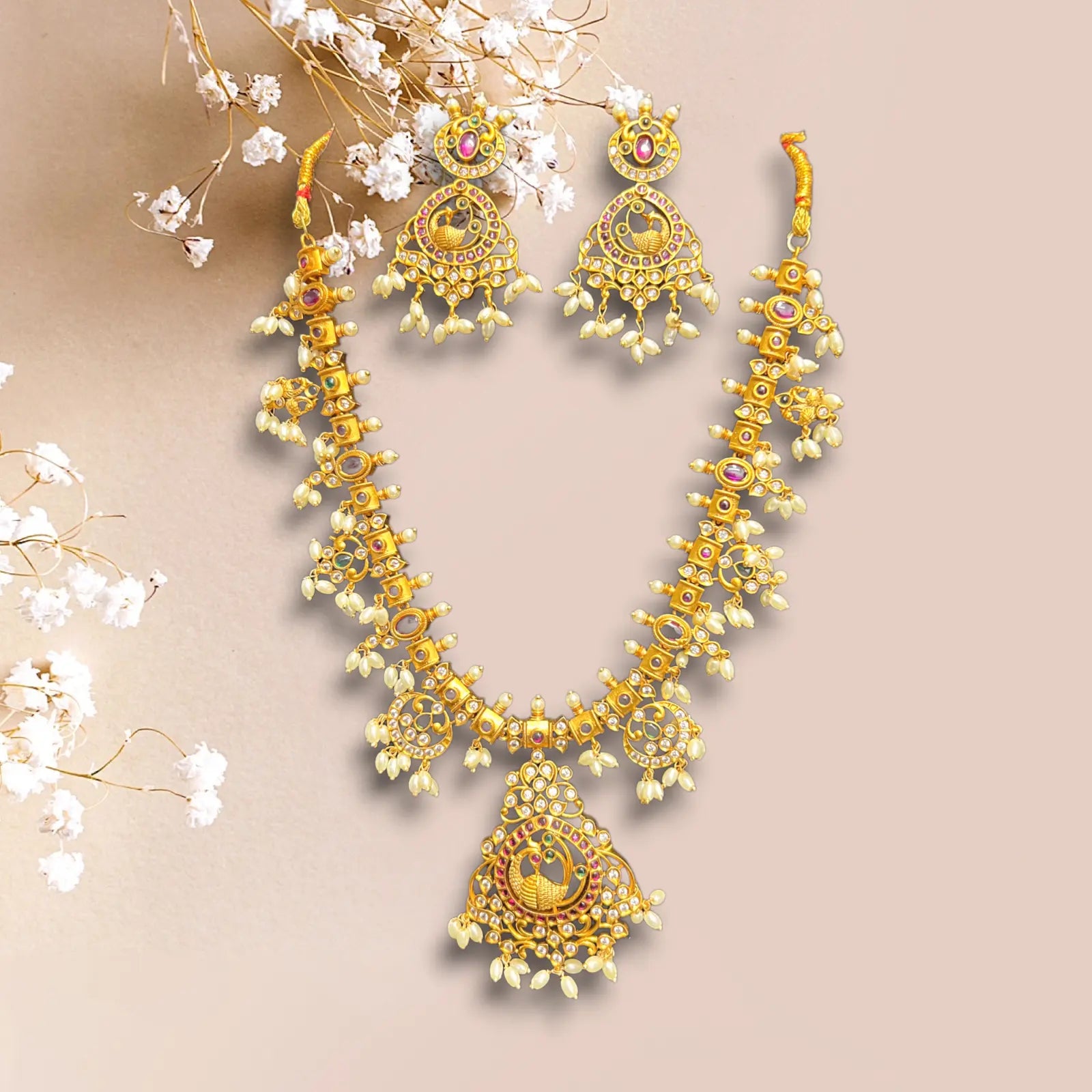 Manika gold set - Ethnic Andaaz