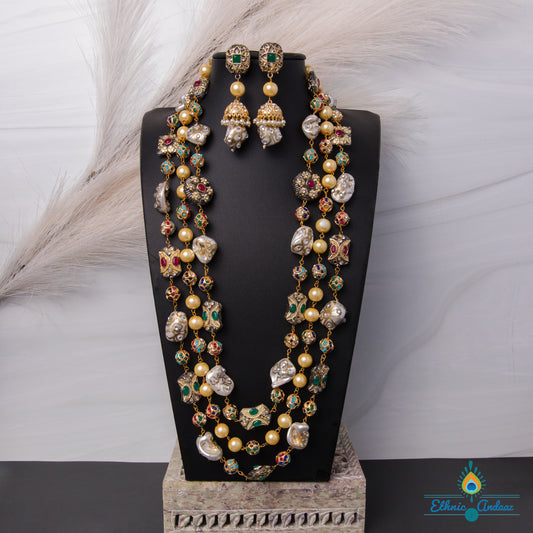 Sabi Jaipuri bead set