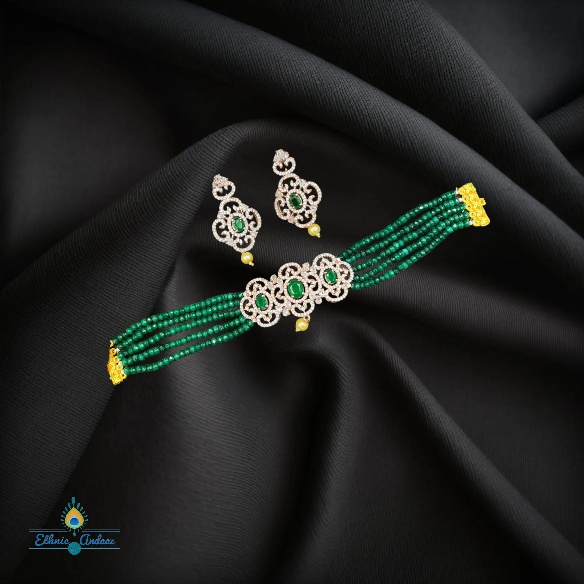 Nishi JP Choker set - Ethnic Andaaz