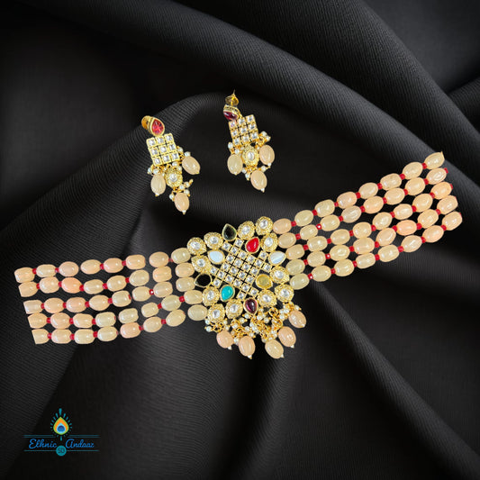 Navya Jaipuri choker - Ethnic Andaaz