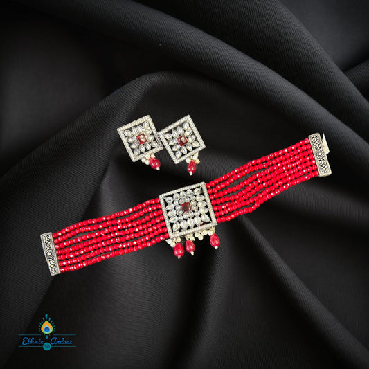 Maya Jaipuri choker - Ethnic Andaaz