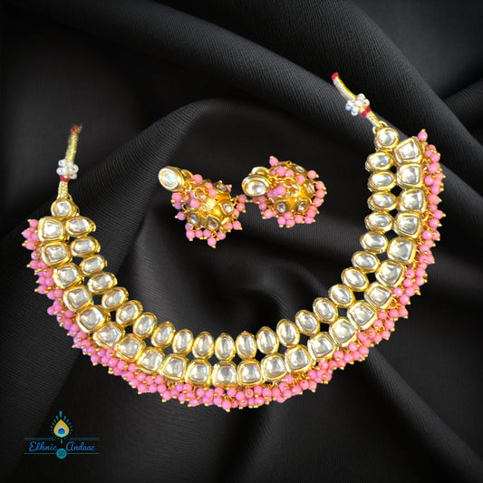 Siddhi Kundan choker - Ethnic Andaaz