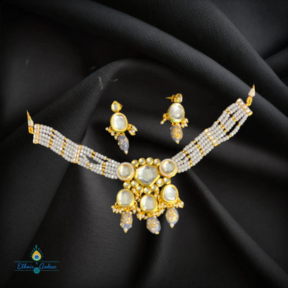 Pihu Jaipuri Kundan set - Ethnic Andaaz