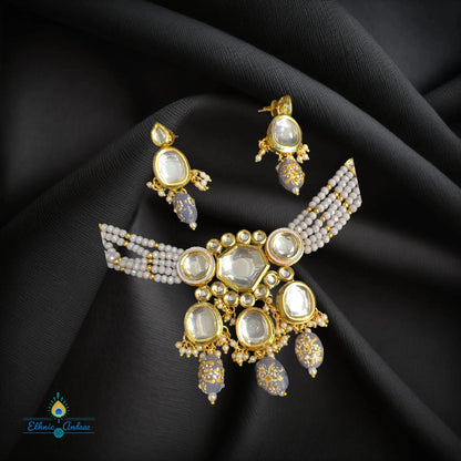 Pihu Jaipuri Kundan set - Ethnic Andaaz