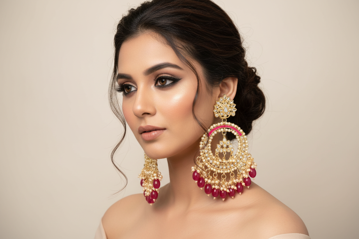 Presha kundan earring