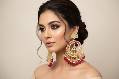 Presha kundan earring