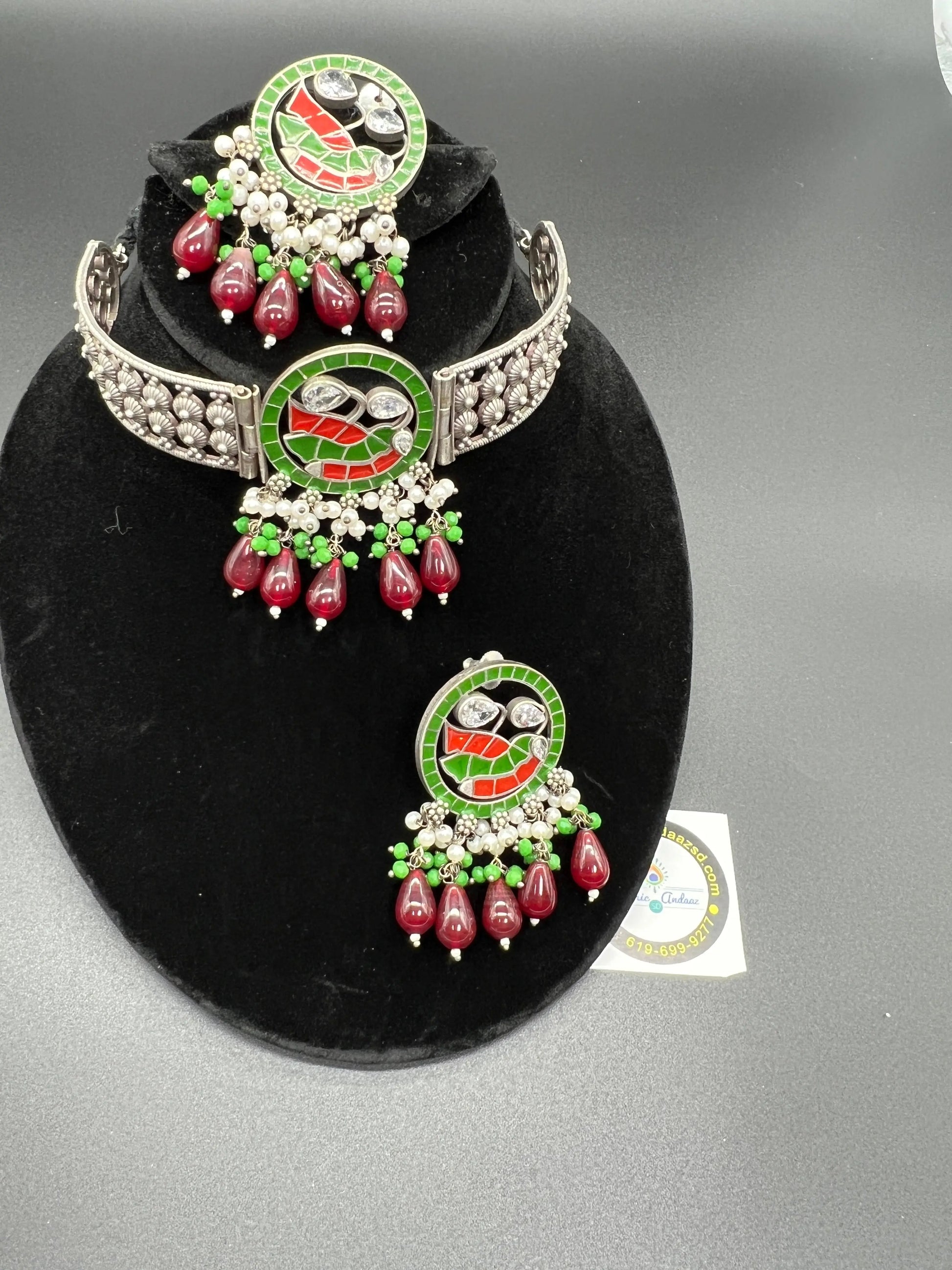 Saiya choker set - Ethnic Andaaz