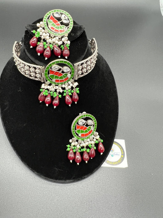 Saiya choker set - Ethnic Andaaz