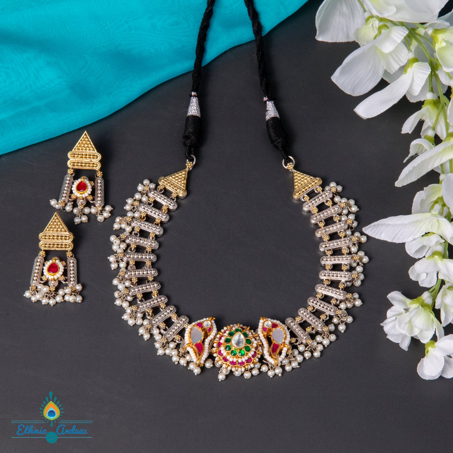 Mohini Silver replica set