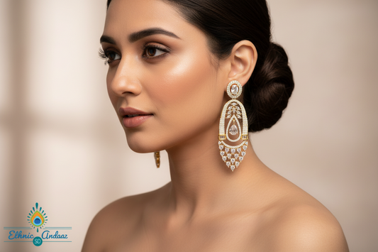 Vrishu CZ earring