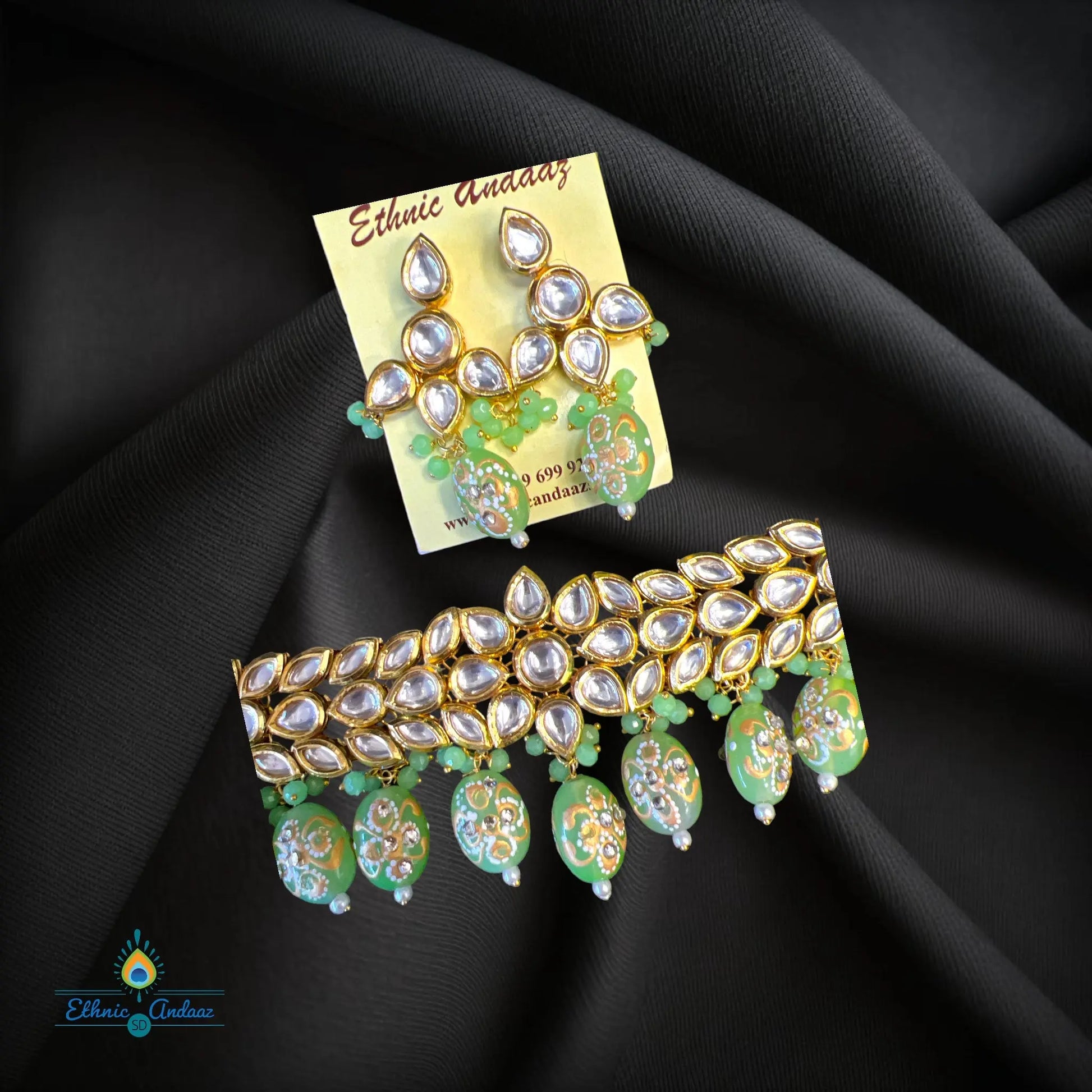 Zara Kundan choker - Ethnic Andaaz