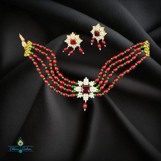 Zena JP Choker set - Ethnic Andaaz