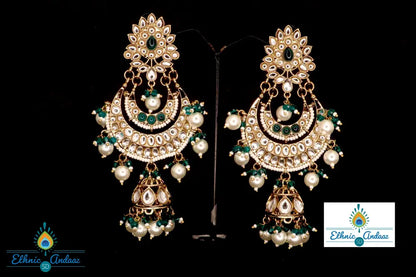 Jhumar Kundan Earrings